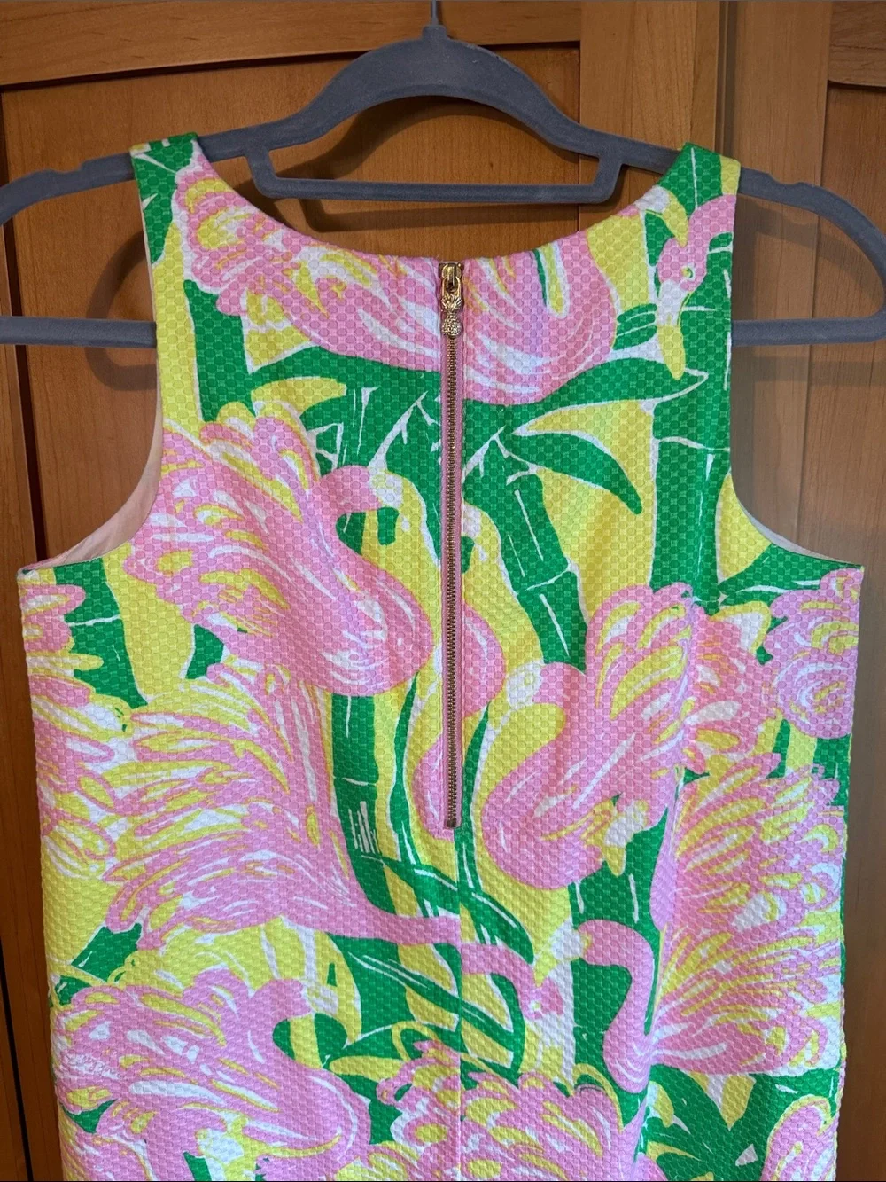 Lilly Pulitzer for Target Pink, Yellow & Green Tropical Shift Dress